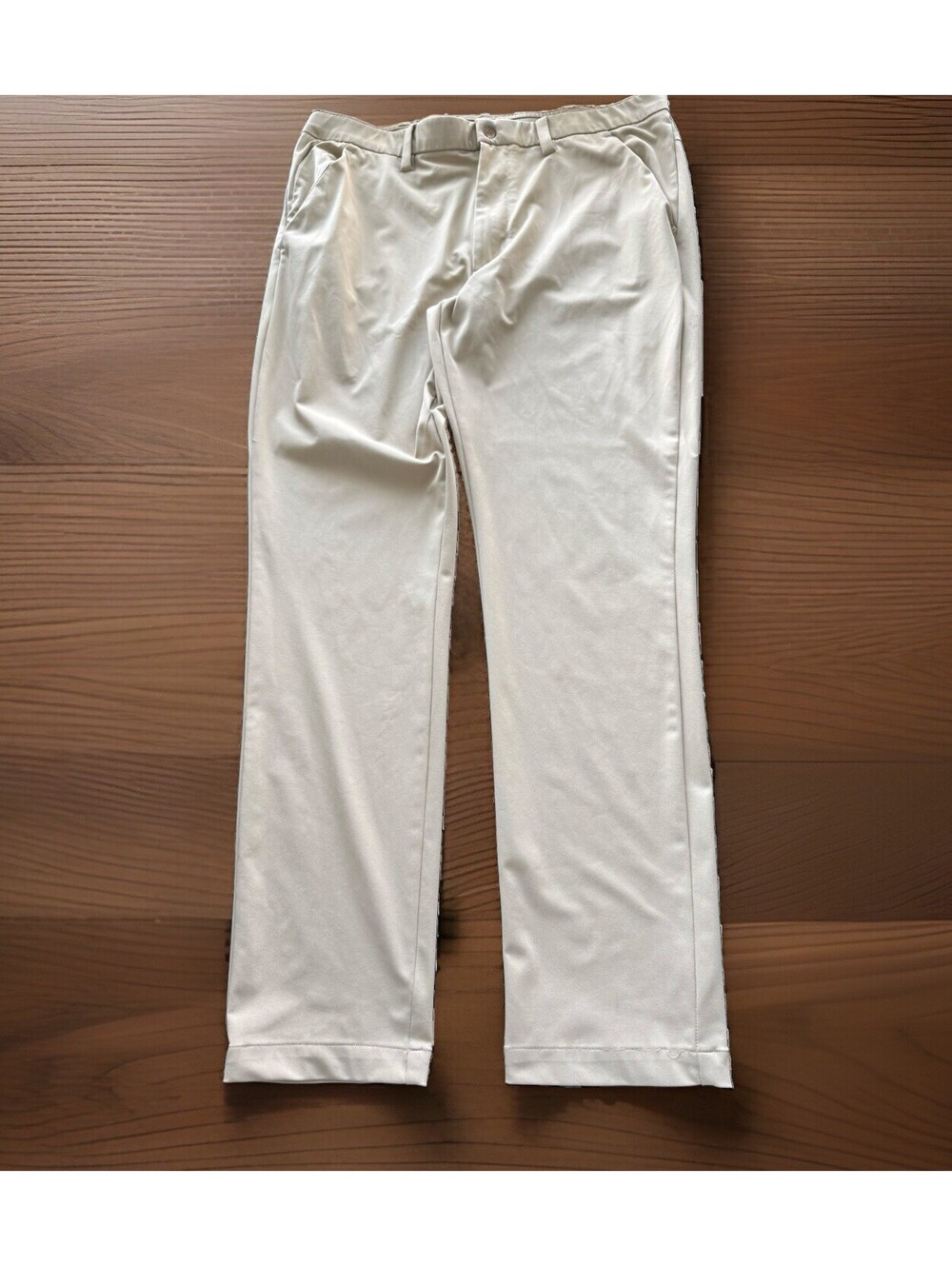 Men’s Stylus Khaki  5 Pocket Pants 38x32 Stretch Polyester